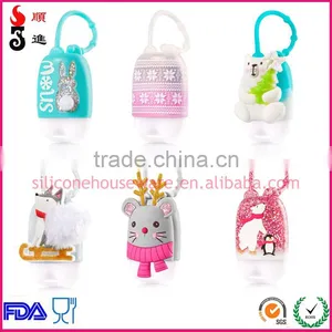 2017 Portable Hand Sanitizer With Silicone Holder With Different Smells thumbnail-1
