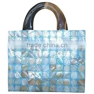 High Quality Best Selling Blue Mother Of Pearl Evening Bag From Vietnam thumbnail-1