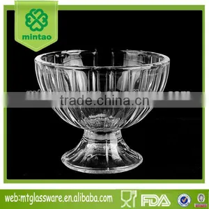 400ml Glass Crystal Shining GLass Ice Cream Cup thumbnail-1