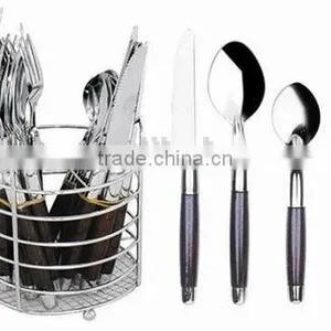 Plastic Handle Cutlery Set Stainless Made in China thumbnail-4
