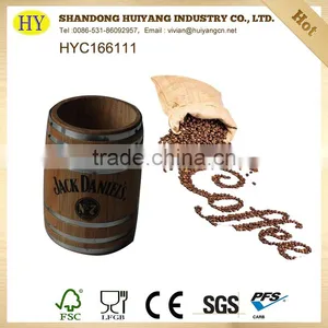 Wholesale Cheap Decorative Mini Wooden Coffee Beans Barrels thumbnail-3