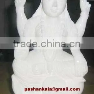 Marble Goddess Laxmi Statue thumbnail-1