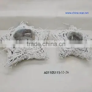 Rattan Star Christmas Flower Pot thumbnail-1