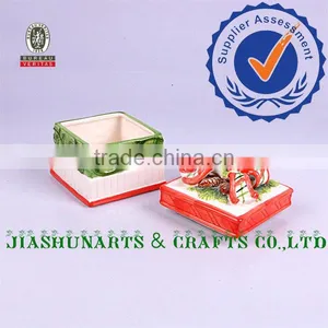 Ceramic Gift Box Xmas Decoration thumbnail-1