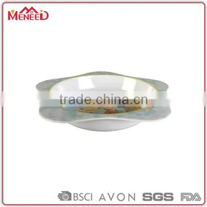 China Unique Shape Biodegrable Kid Dinnerware Kids 5.5" Bowl for Holiday Bbq Party thumbnail-2