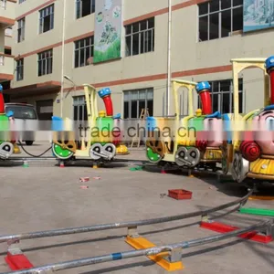 2017for Kids Ride on Newest Style Happy Theme Park Entertaining Electric Train LT-6060C thumbnail-1
