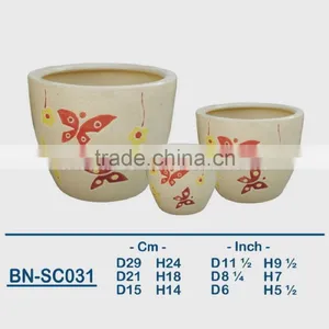 Vietnamese Ceramic Indoor Pot/ Indoor Planter BN-SC031 thumbnail-1