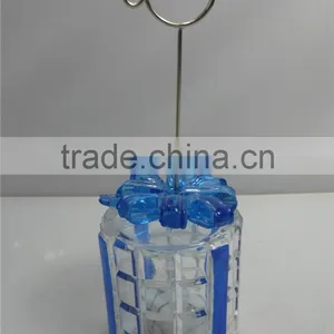 High Quality Hot Sale Acrylic Led Christmas Decor Name Card Holder With Mini Gift Box thumbnail-3