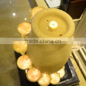 Garden Artificial Polyresin Fountain Running Water, LED Light thumbnail-5