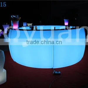 Translucent Solid Surface Luminous Led Bar Table Design thumbnail-3