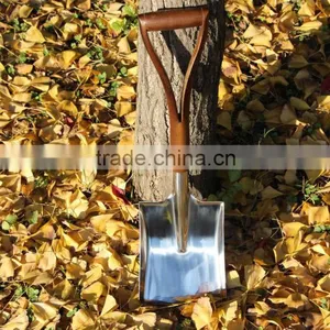 High Grade and Quality D Shape Wooden Handle Camping Shovel/farming Shovel/garden Shovel thumbnail-3