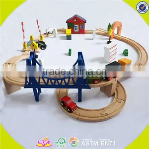 Wholesale Children Wooden Train Track Educational Wooden Train Track Popular Wooden Train Track W04C016 thumbnail-3