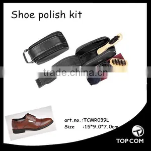 Hot Selling High Class Leather Shoe Polish Set,Shoe Shine Set/Shoe Care Kit thumbnail-5