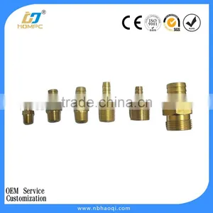 Male Thread Brass Hdpe Hose Barb Fitting Rigid Adapter thumbnail-1