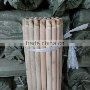 Italian Screw Natural Wooden Broom Handle thumbnail-4