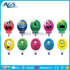 Two Styles Reainbow Color Pvc Inflatable Massage Ball thumbnail-3