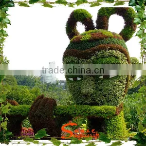 Artificial Grass Hand Topiary Park Decoration Special Shape Ornaments Artificial Topiary thumbnail-5
