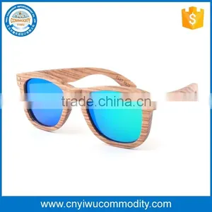 2017 Trendy Luxury Wood Sunglasses Polarized Mirror Lenses for Men thumbnail-1