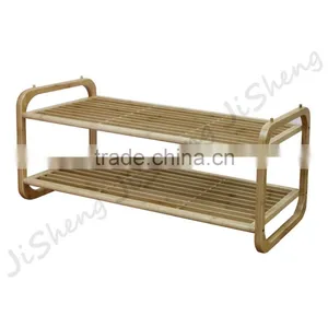 Wholesale Wooden Bamboo Custom Shoe Rack thumbnail-1