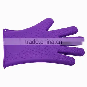 Dotted Gloves Custom Logo Christmas Promotional Gift Silicone Oven Gloves thumbnail-1