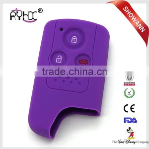 Universal Remote Silicone Car Key Case for Honda Key Program Car Key Cover thumbnail-1