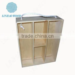 2 Bottles Wooden Wine Bottle Packaging Box thumbnail-2
