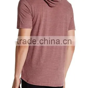100% Polyester Wholesale Blank T-shirts Hooded Tee Shirts American Apparel T-shirts thumbnail-5