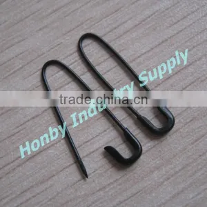 Wholesaled Unique Coiless 22mm U Shaped Black Safety Pins thumbnail-1