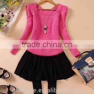 Latest Design Winter Sweater For Women Long Sleeve Colors Pullover Sweater Women,Wool Sweater thumbnail-2