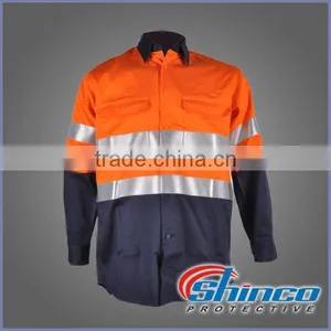 High Quanlity Yellow High Visibility Reflective Safety Warm Work Jacket thumbnail-1