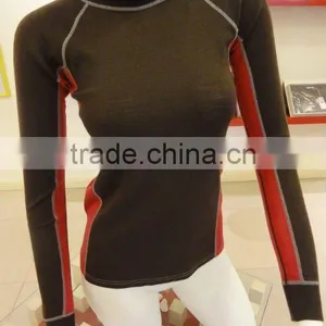 Merino Wool Ladies Thermal Underwear Lady Long Johns thumbnail-1