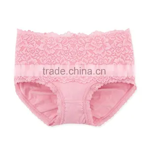 High Quality Colorful 95% Cotton 5% Spandex With Lace Custom Sexy Fancy Woman Underwear thumbnail-5