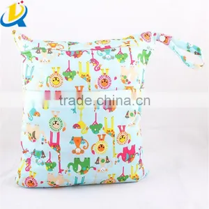 Hot Selling Popular Foldable Waterproof Cute Colorful Custom Diaper Bag thumbnail-2