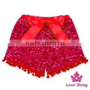 Baby Sequin Shorts ,sequin Shorts Wholesale Girls , Wholesale Sequin Ruffle Shorts thumbnail-3