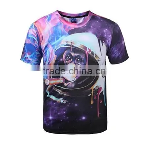 Wholesale 2016 Hot Sale Custom Made 3d Printing T-shirt/3D T-shirt thumbnail-5