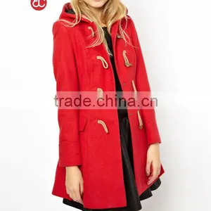 Womens Classic Wool Toggle Jacket AD2119 thumbnail-1