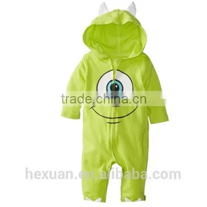Spring Newborn Clothes Baby Polar Fleece Fabric Romper Long-sleeve Baby Cartoon Cotton Long-sleeved Boys Romper Baby Climbing thumbnail-2