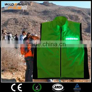 USB Rechargeable Battery Heated Reflective Vest for Running or Cycling thumbnail-1