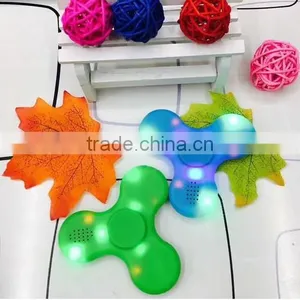 New Glowing Music Decompression Fingertips Gyro Rechargeable Bluetooth Playback Flash Fingertips Gyro With Speakers thumbnail-4