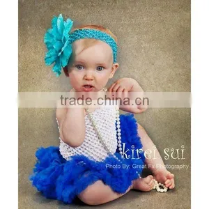 Newborn Baby Girls White Crochet Tube Top NB-12M thumbnail-1