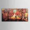 Hand-painted Abstract Oil Painting With Stretched Frame Oil Paintings History thumbnail-1