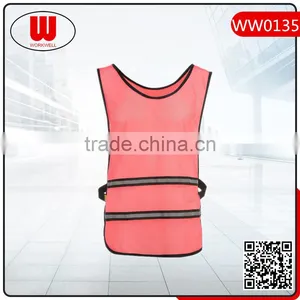 Reflective Pink Safety Running Vest thumbnail-1