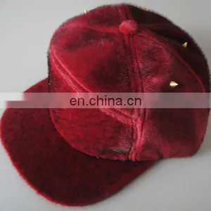 High Quality Custom Winter Plush 5 Panel Snap Back Hats thumbnail-1