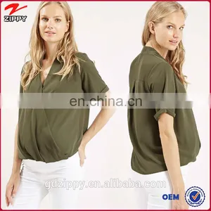 Fashion Wholesale Maternity Office Shirts Drape Blouse thumbnail-1