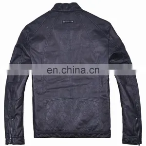 Latest Fashion Mens Thick Padded Softshell pu Motocycle Clothing thumbnail-3