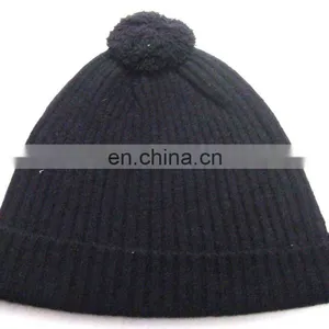 Knitted Cashmere Rib Caps thumbnail-2