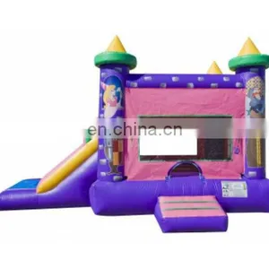 Colorful Inflatable Princess Combo With Slide thumbnail-1