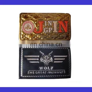 Embossed Leather Patch Custom Hat Label Jeans Leather Label thumbnail-2