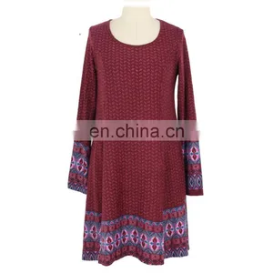 2017 Hot Sell New Design Ethnic Embroidery Bodycon Dress thumbnail-3