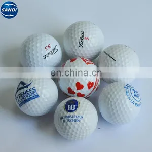 3 Layers Custom Logo Tournament Golf Ball thumbnail-4